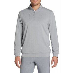 Walter Hagen Men's Performance 11 Lightweight 1/4 Zip Golf Pullover, Large, Mid